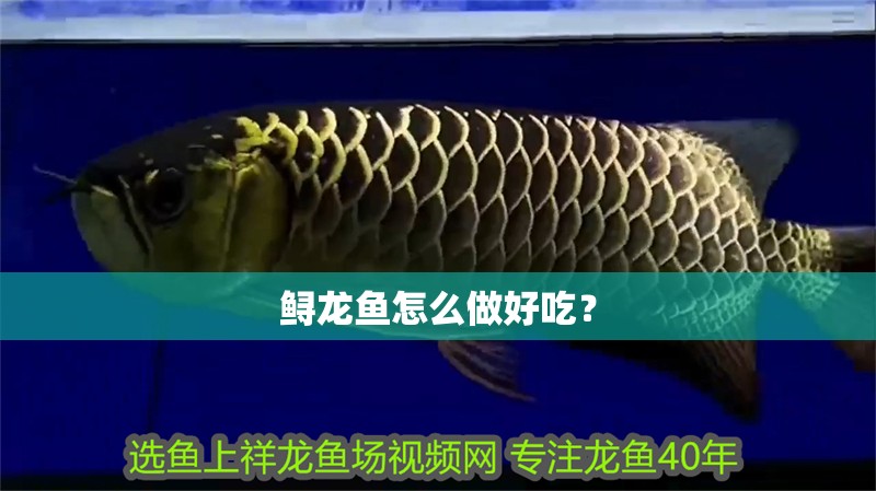 鱘龍魚怎么做好吃？