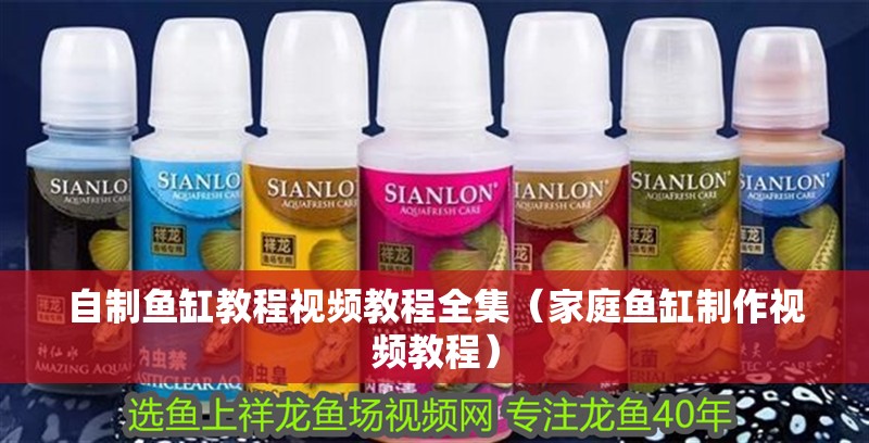 自制魚缸教程視頻教程全集（家庭魚缸制作視頻教程）
