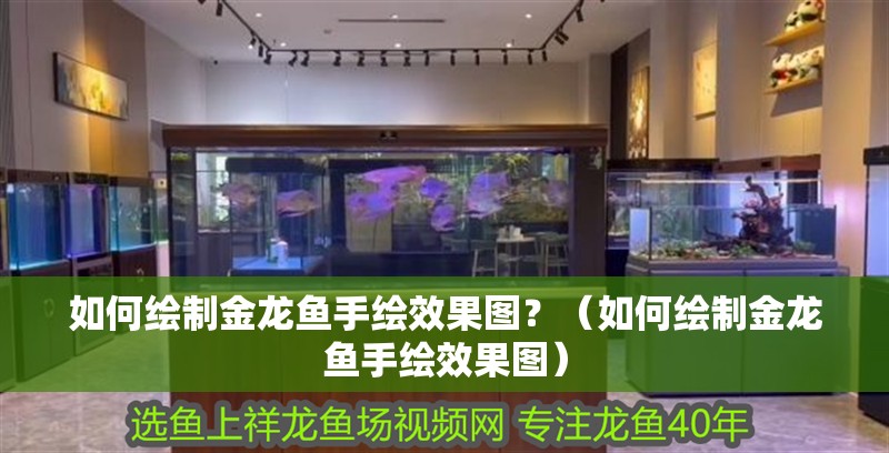 如何繪制金龍魚手繪效果圖？（如何繪制金龍魚手繪效果圖）