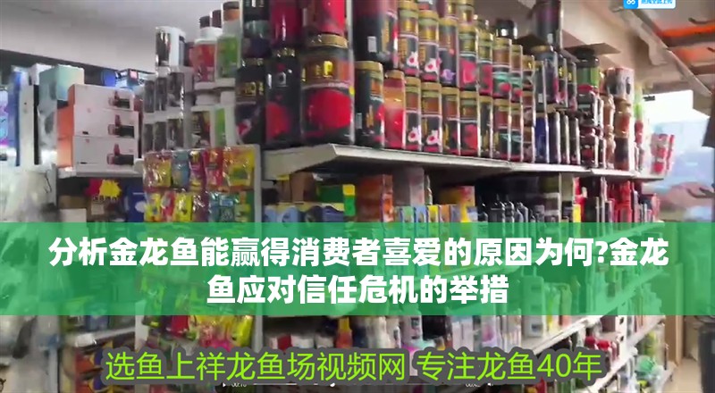 分析金龍魚能贏得消費者喜愛的原因為何?金龍魚應(yīng)對信任危機(jī)的舉措