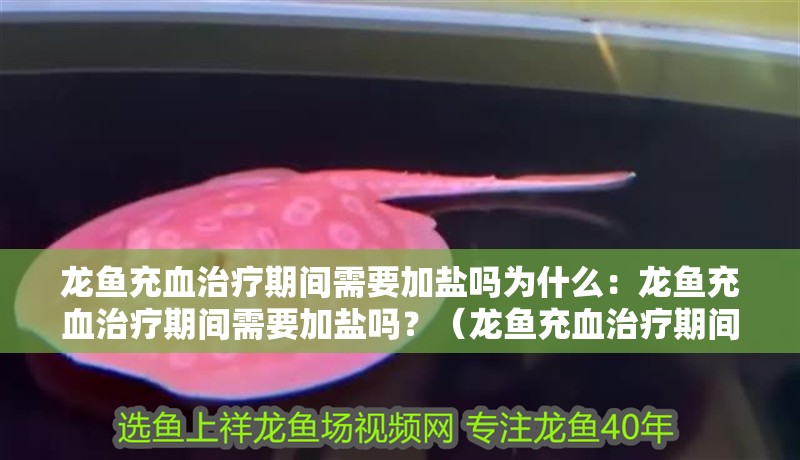 龍魚充血治療期間需要加鹽嗎為什么：龍魚充血治療期間需要加鹽嗎？（龍魚充血治療期間是否需要加鹽）