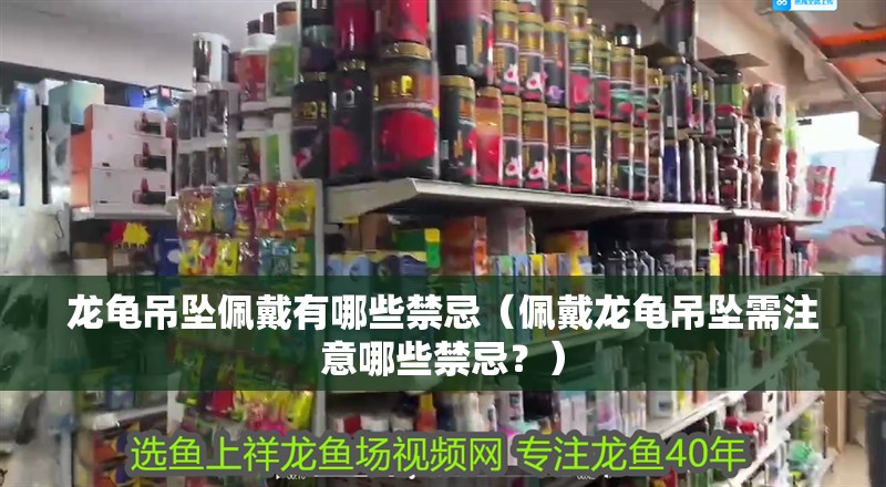 龍龜吊墜佩戴有哪些禁忌（佩戴龍龜吊墜需注意哪些禁忌？）