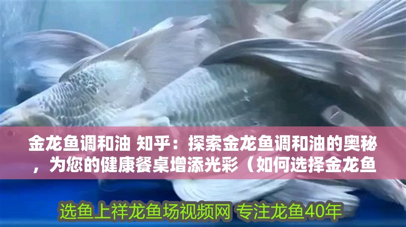 金龍魚調(diào)和油 知乎：探索金龍魚調(diào)和油的奧秘，為您的健康餐桌增添光彩（如何選擇金龍魚調(diào)和油）