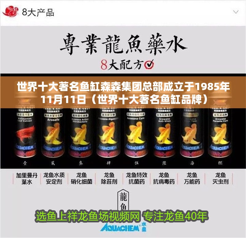 世界十大著名魚缸森森集團(tuán)總部成立于1985年11月11日（世界十大著名魚缸品牌）