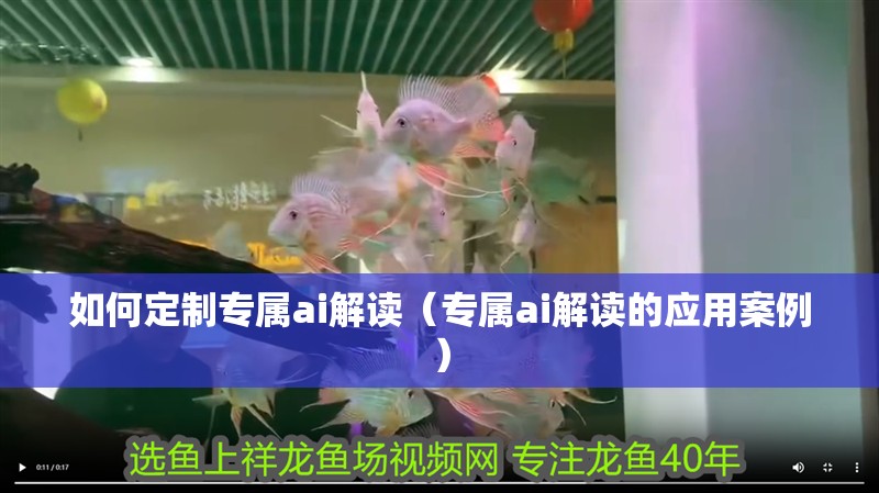 如何定制專屬ai解讀（專屬ai解讀的應用案例）