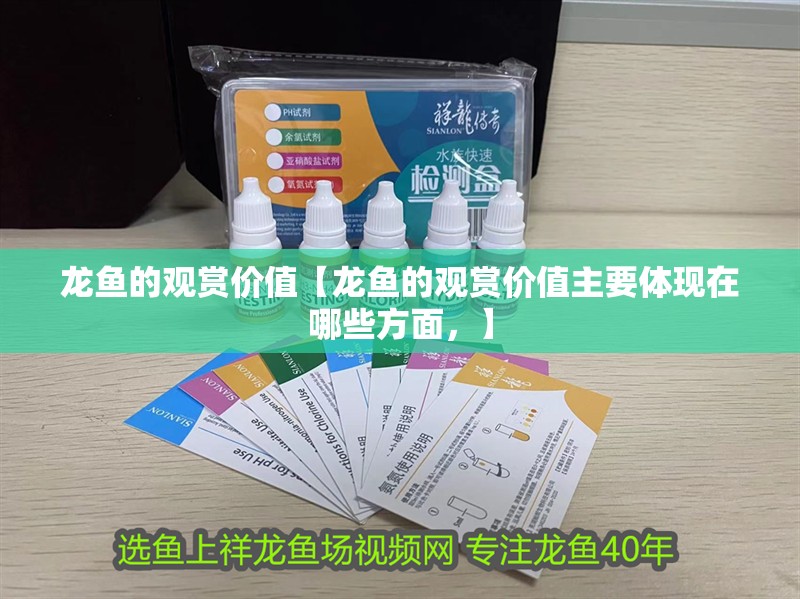 龍魚的觀賞價值【龍魚的觀賞價值主要體現在哪些方面，】