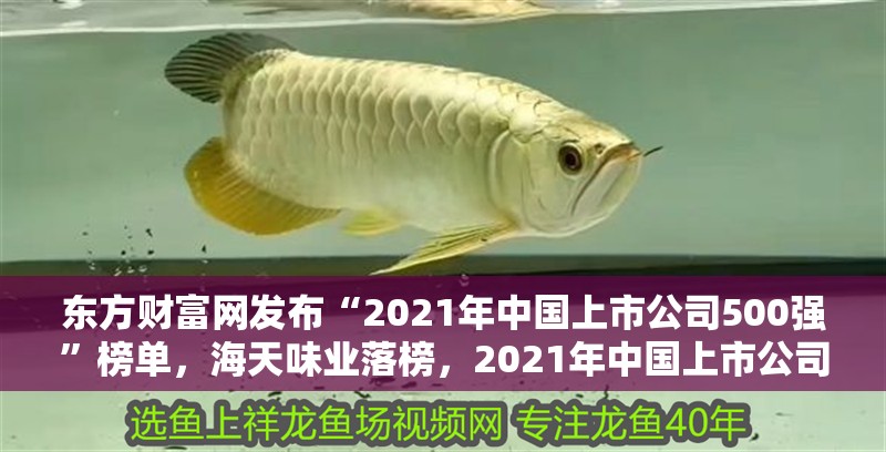 東方財富網發布“2021年中國上市公司500強”榜單，海天味業落榜，2021年中國上市公司500強：金龍魚、海天味業、安琪酵母上榜