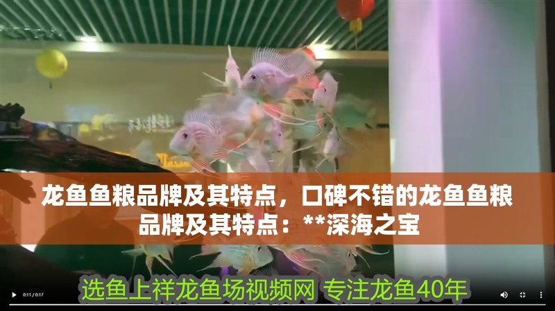 龍魚(yú)魚(yú)糧品牌及其特點(diǎn)，口碑不錯(cuò)的龍魚(yú)魚(yú)糧品牌及其特點(diǎn)：**深海之寶