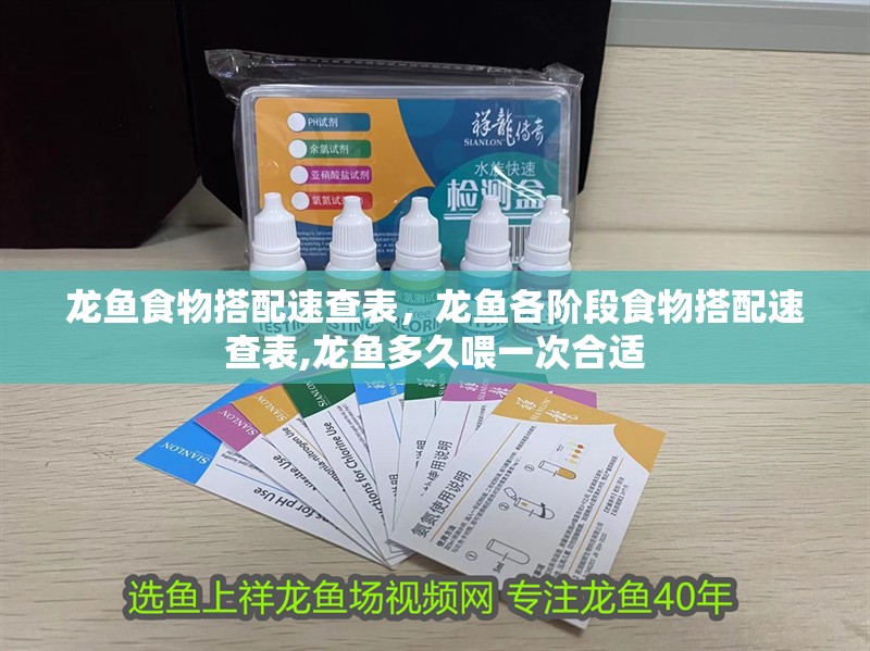 龍魚食物搭配速查表，龍魚各階段食物搭配速查表,龍魚多久喂一次合適