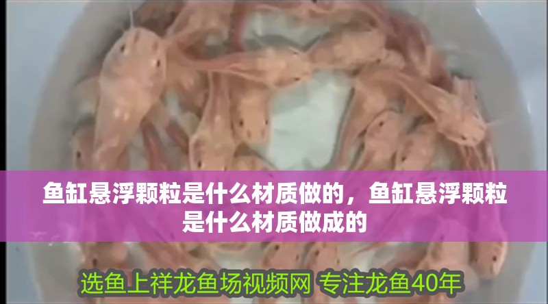 魚缸懸浮顆粒是什么材質(zhì)做的，魚缸懸浮顆粒是什么材質(zhì)做成的