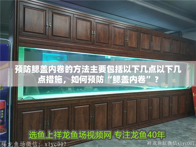 預防鰓蓋內卷的方法主要包括以下幾點以下幾點措施，如何預防“鰓蓋內卷”？