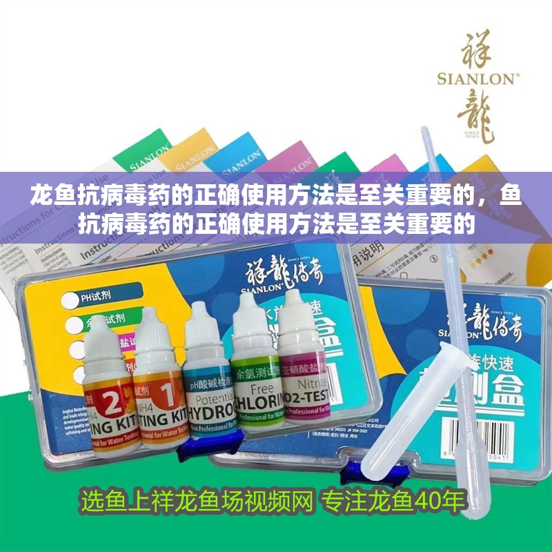 龍魚抗病毒藥的正確使用方法是至關重要的，魚抗病毒藥的正確使用方法是至關重要的