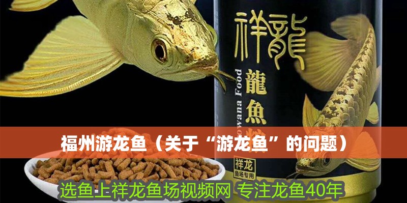 福州游龍魚（關于“游龍魚”的問題）
