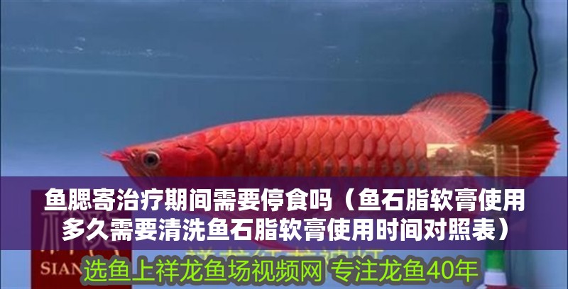 魚腮寄治療期間需要停食嗎（魚石脂軟膏使用多久需要清洗魚石脂軟膏使用時間對照表）