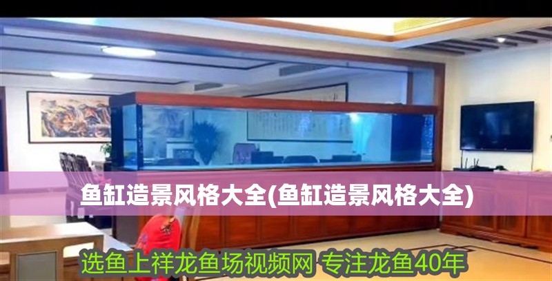 魚缸造景風格大全(魚缸造景風格大全)