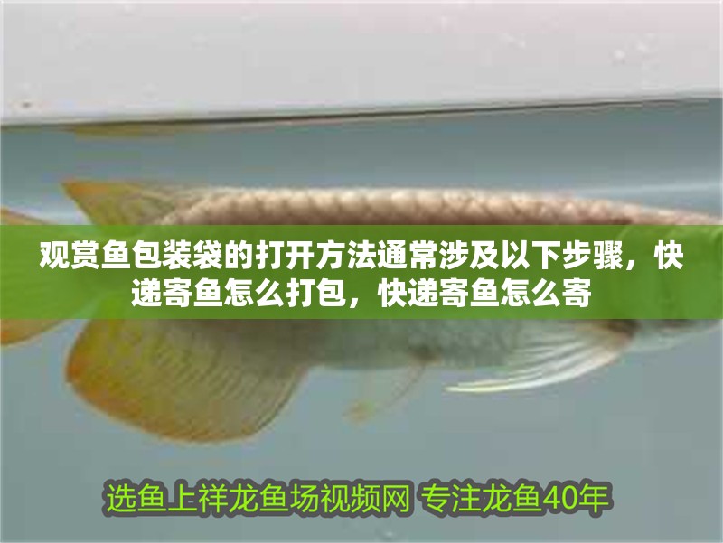 觀賞魚包裝袋的打開方法通常涉及以下步驟，快遞寄魚怎么打包，快遞寄魚怎么寄