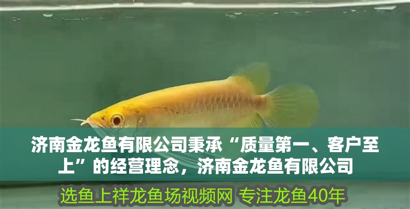 濟南金龍魚有限公司秉承“質量第一、客戶至上”的經營理念，濟南金龍魚有限公司