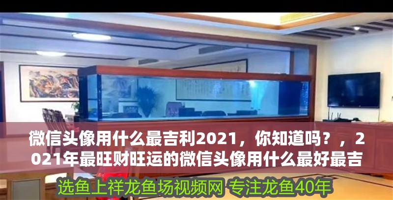 微信頭像用什么最吉利2021，你知道嗎？，2021年最旺財旺運的微信頭像用什么最好最吉利2021