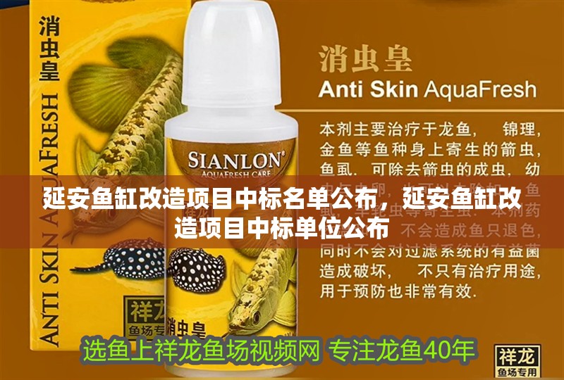 延安魚缸改造項目中標名單公布，延安魚缸改造項目中標單位公布