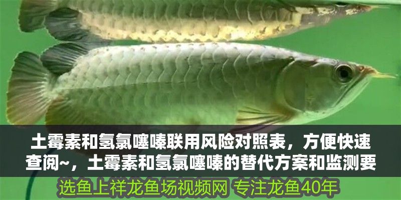 土霉素和氫氯噻嗪聯(lián)用風(fēng)險對照表，方便快速查閱~，土霉素和氫氯噻嗪的替代方案和監(jiān)測要點(diǎn)