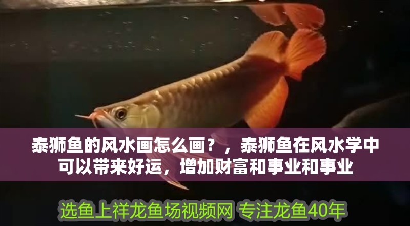 泰獅魚的風(fēng)水畫怎么畫？，泰獅魚在風(fēng)水學(xué)中可以帶來好運，增加財富和事業(yè)和事業(yè)