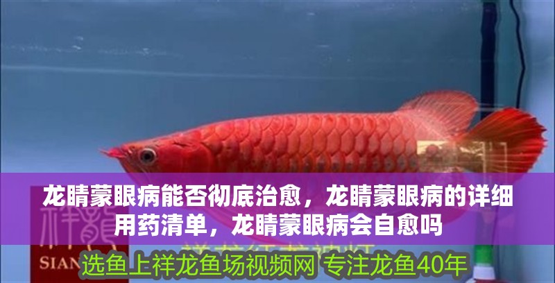 龍睛蒙眼病能否徹底治愈，龍睛蒙眼病的詳細用藥清單，龍睛蒙眼病會自愈嗎
