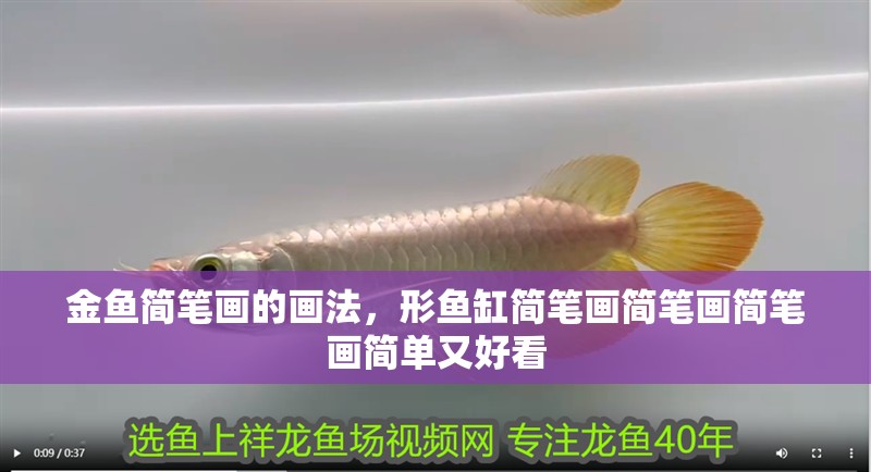 金魚簡筆畫的畫法，形魚缸簡筆畫簡筆畫簡筆畫簡單又好看
