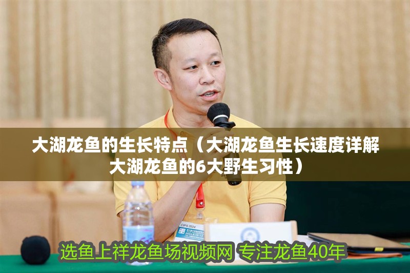 大湖龍魚的生長特點（大湖龍魚生長速度詳解大湖龍魚的6大野生習性）