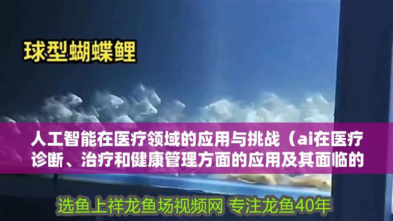 人工智能在醫療領域的應用與挑戰（ai在醫療診斷、治療和健康管理方面的應用及其面臨的挑戰）