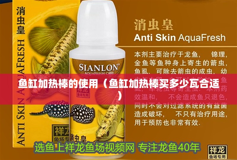 魚缸加熱棒的使用（魚缸加熱棒買多少瓦合適）