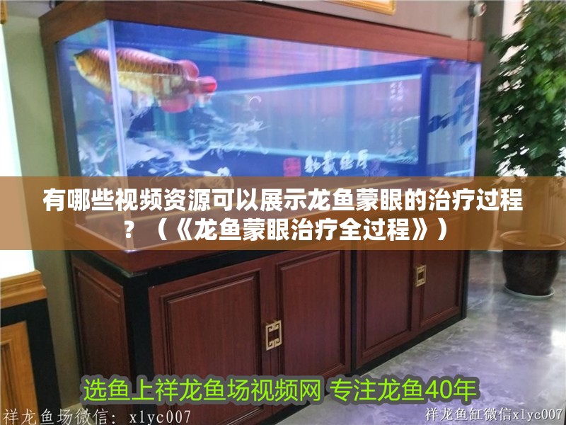有哪些視頻資源可以展示龍魚蒙眼的治療過程？（《龍魚蒙眼治療全過程》）