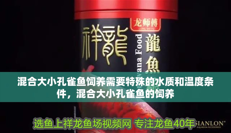 混合大小孔雀魚飼養需要特殊的水質和溫度條件，混合大小孔雀魚的飼養