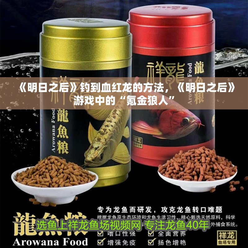 《明日之后》釣到血紅龍的方法，《明日之后》游戲中的“氪金狼人”