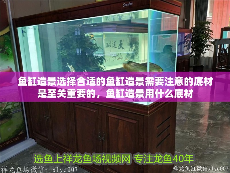 魚缸造景選擇合適的魚缸造景需要注意的底材是至關重要的，魚缸造景用什么底材