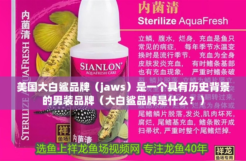 美國大白鯊品牌（jaws）是一個具有歷史背景的男裝品牌（大白鯊品牌是什么？）
