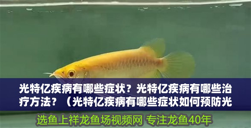 光特億疾病有哪些癥狀？光特億疾病有哪些治療方法？（光特億疾病有哪些癥狀如何預(yù)防光特億疾病的發(fā)生）