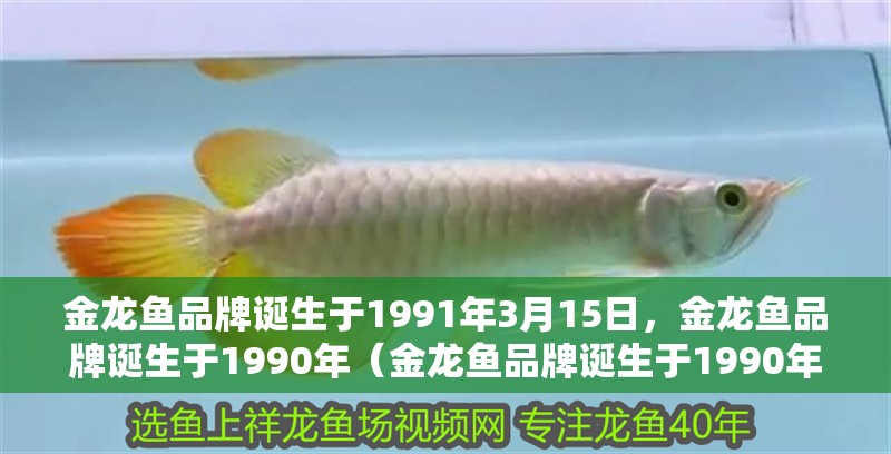 金龍魚品牌誕生于1991年3月15日，金龍魚品牌誕生于1990年（金龍魚品牌誕生于1990年8月28日）