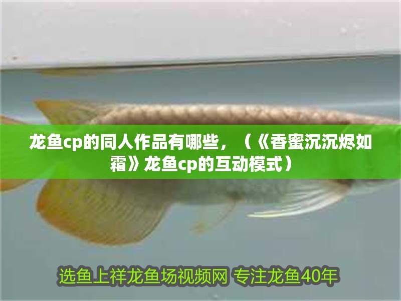 龍魚cp的同人作品有哪些，（《香蜜沉沉燼如霜》龍魚cp的互動模式）