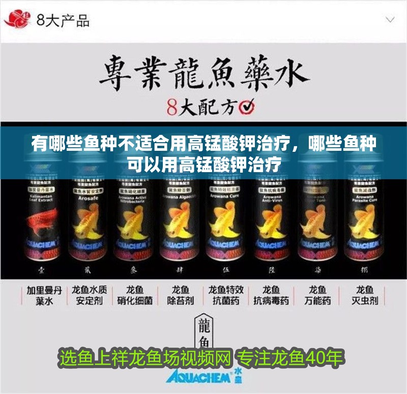 有哪些魚種不適合用高錳酸鉀治療，哪些魚種可以用高錳酸鉀治療