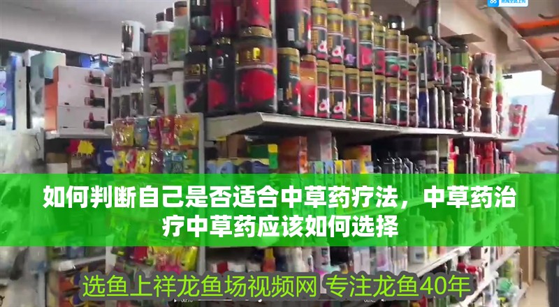 如何判斷自己是否適合中草藥療法，中草藥治療中草藥應該如何選擇