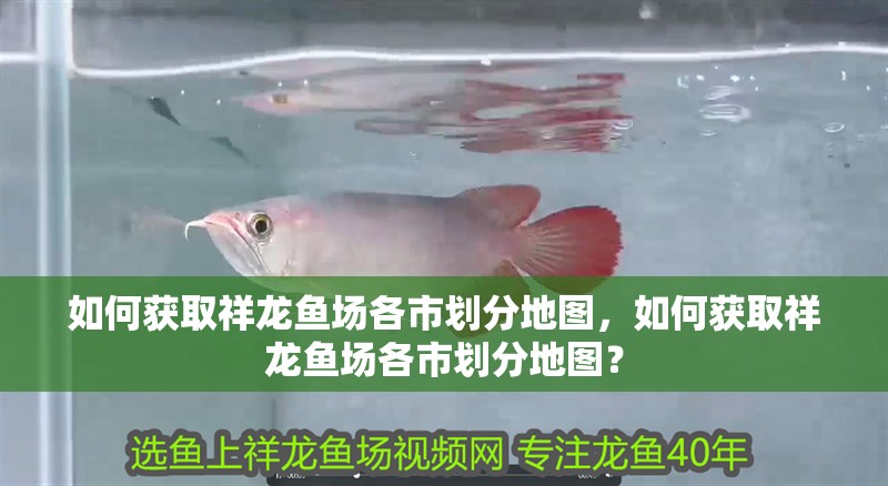 如何獲取祥龍魚場各市劃分地圖，如何獲取祥龍魚場各市劃分地圖？