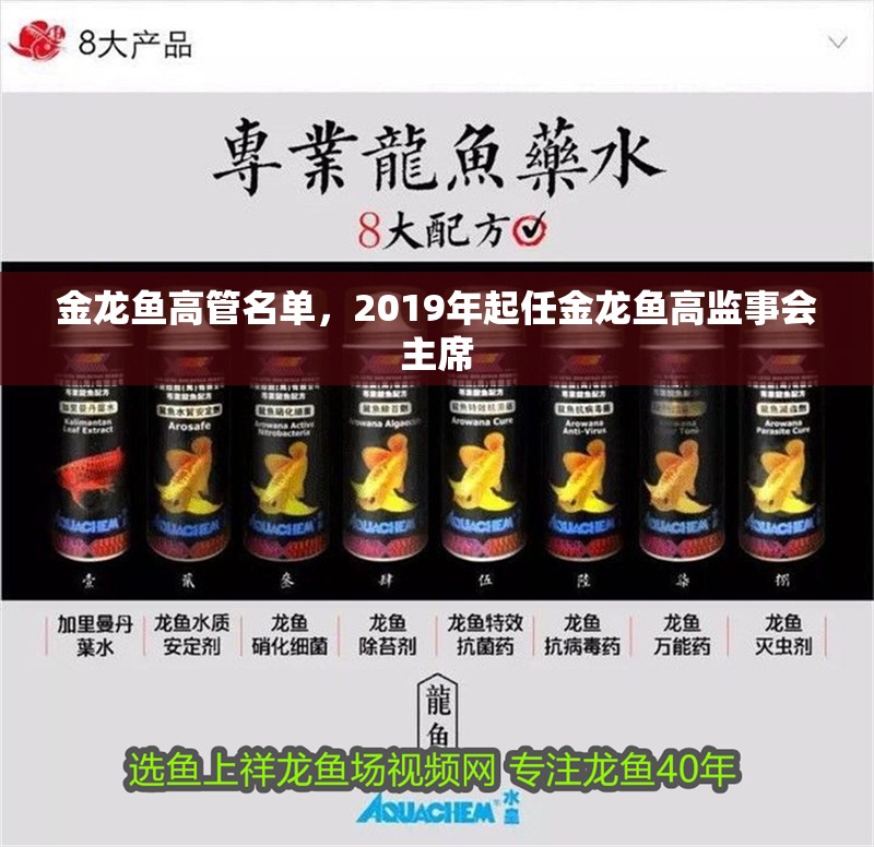 金龍魚高管名單，2019年起任金龍魚高監(jiān)事會主席