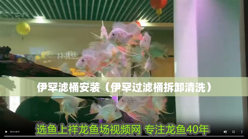 伊罕濾桶安裝（伊罕過濾桶拆卸清洗）