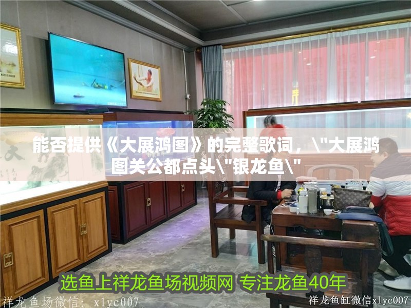 能否提供《大展鴻圖》的完整歌詞，\