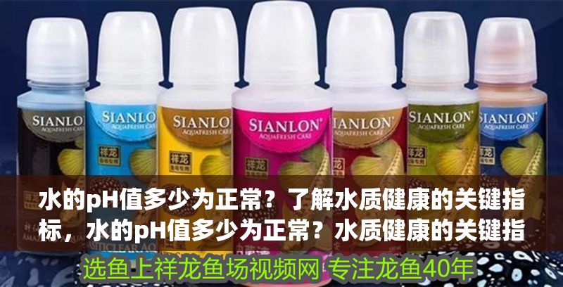 水的pH值多少為正常？了解水質健康的關鍵指標，水的pH值多少為正常？水質健康的關鍵指標解析