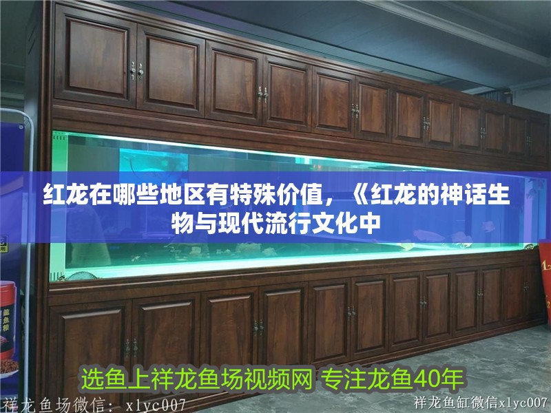 紅龍在哪些地區有特殊價值，《紅龍的神話生物與現代流行文化中 紅龍在哪些地區有特殊價值，《紅龍的神話生物與現代流行文化中 龍魚百科
