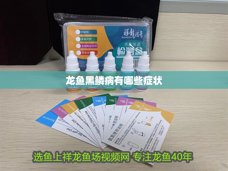 龍魚黑鱗病有哪些癥狀