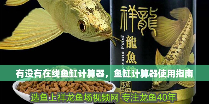 有沒有在線魚缸計算器，魚缸計算器使用指南 有沒有在線魚缸計算器，魚缸計算器使用指南 龍魚百科