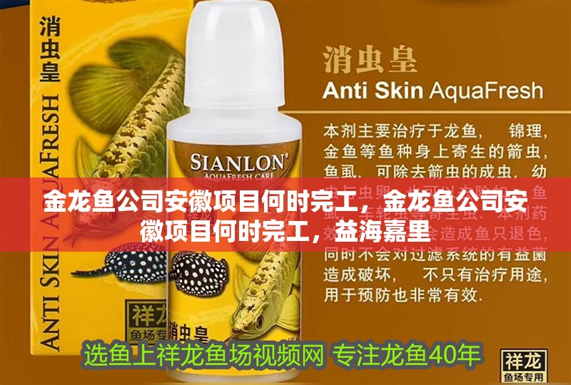 金龍魚公司<strong><mark>安徽</mark></strong>項目何時完工，金龍魚公司<strong><mark>安徽</mark></strong>項目何時完工，益海嘉里