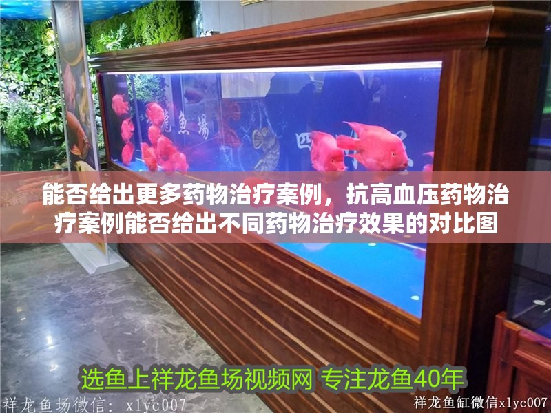 能否給出更多藥物治療案例，抗高血壓藥物治療案例能否給出不同藥物治療效果的對比圖